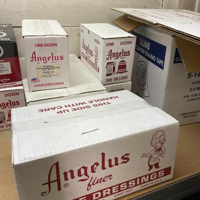 Shelf 58 Angelus Suede Dye Shoe Dressing 33 Cases 750+ Bottles