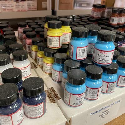Shelf 60 Inventory Angelus Acrylic Leather Paint 250+ 1oz Bottles