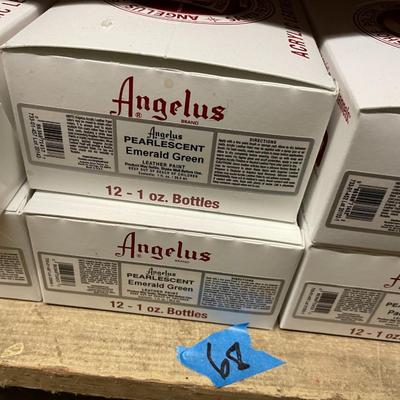 Shelf 69 Inventory Angelus COLLECTORS EDITION Acrylic Leather Paint 500+ 1oz Bottles