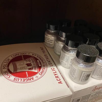 Shelf 69 Inventory Angelus COLLECTORS EDITION Acrylic Leather Paint 500+ 1oz Bottles