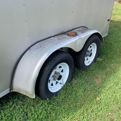 18' V Nose Enclosed Trailer