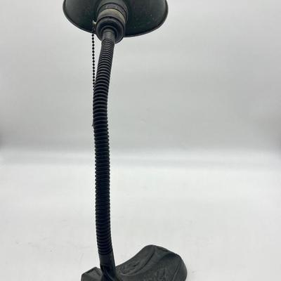 Antique Robert Schwartz  Cast Iron Bottom Lamp
