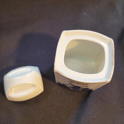 Vintage Delft Style Ceramic Containers (K-CE)