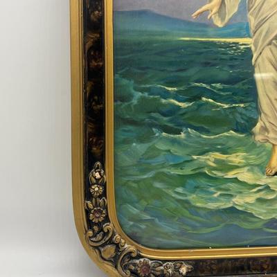 Jesus Walking On Water Framed Picture