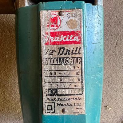 MAKITA 1/2â€ Electric Drill & Drill Bits