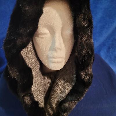 Black Fur Gaiter