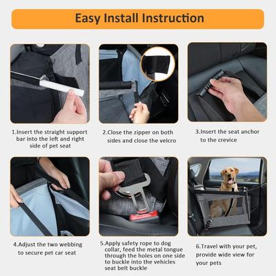Pet Safety Car Seat (New)