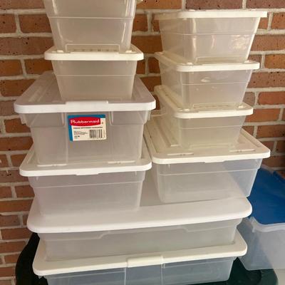 Plastic Tote Lot of 20
