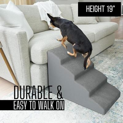 Zicoto 4 Step Gray Pet Stairs (New)