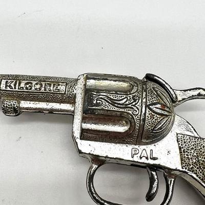 Vintage Toy  Gun Lot of 6 & Leather Holster