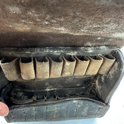 Civil War era US Marked Leather Cartridge Pouch
