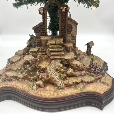 Hawthorne Village Light Musical Nativity Christmas Tree