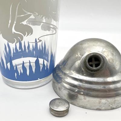 Vintage Hazel Atlas Polar Bears Cocktail Shaker
