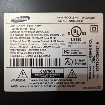 SAMSUNG 55â€ LED TV *NOT A SMART TV*