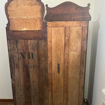 Antique Oak Side by Side Secretary 1900s Era
