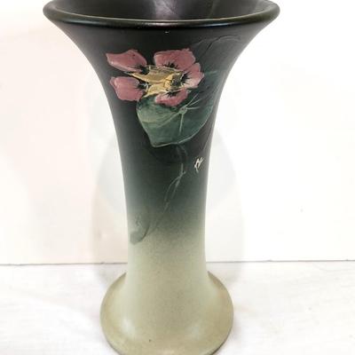 Lot #137  Vintage WELLER Art Vase - Signed