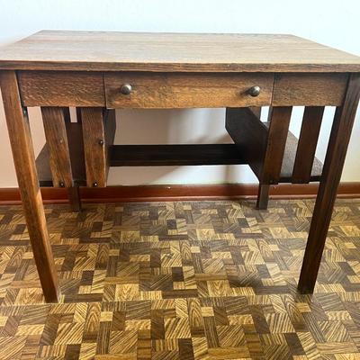 Vintage Oak Desk ~Read Details