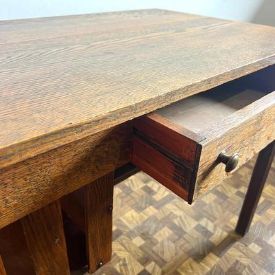 Vintage Oak Desk ~Read Details