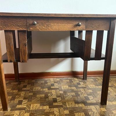 Vintage Oak Desk ~Read Details