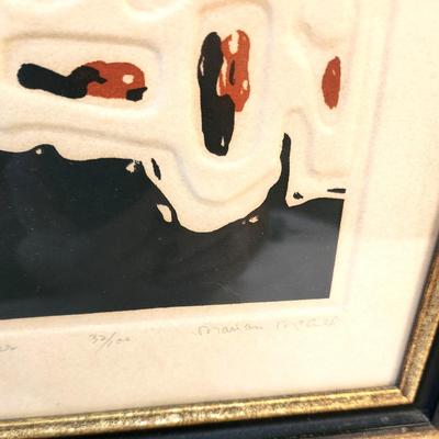 Lot #144  Dimensional Print "Approach to the River" - #32/100