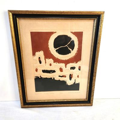Lot #144  Dimensional Print "Approach to the River" - #32/100