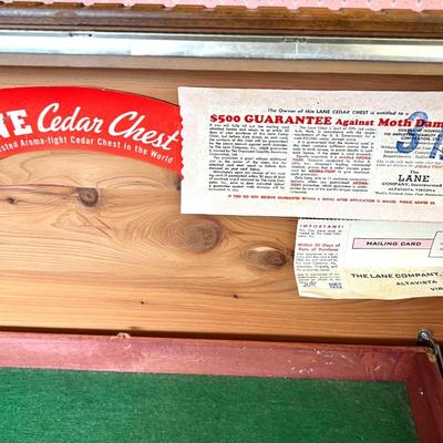 1952 LANE Cedar Chest ~Read Details