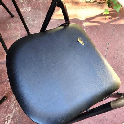 Lot #147 Standard padded Card Table - 4 chairs