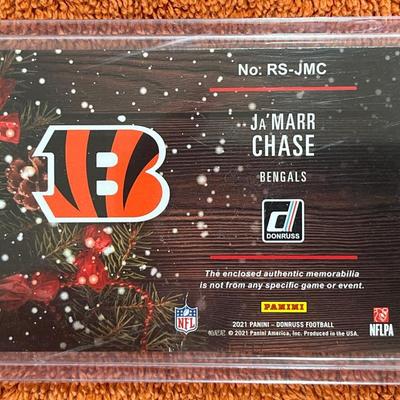 2021 PANINI Jaâ€™Marr Chase Rookie Sweater Card
