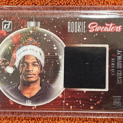 2021 PANINI Jaâ€™Marr Chase Rookie Sweater Card
