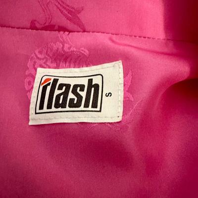 80's flash 100% Silk Pant Suit