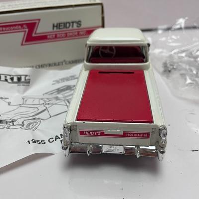 HEIDT'S ERTL LIMITED EDITION 1955 CHEVY CAMEO MODEL BANK