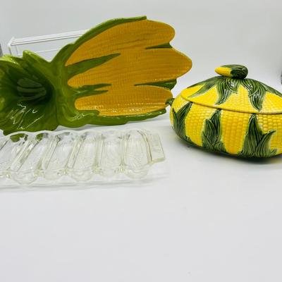 Miracle MAIZE Glass Corn Cornbread & Corn Pottery