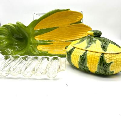 Miracle MAIZE Glass Corn Cornbread & Corn Pottery