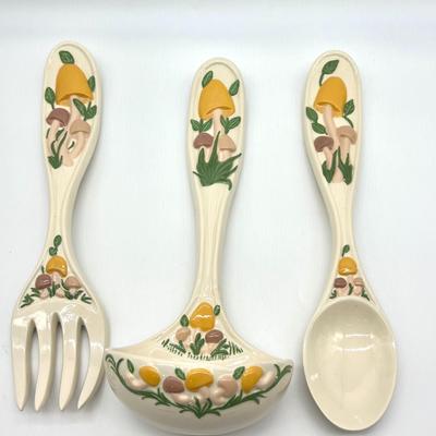 Vintage Arnels Merry Mushroom Kitchen Wall Hanging ~Read Details
