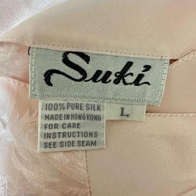 1980's Suki 100% Silk Blouse Hong Kong