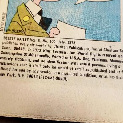 LOT 219 BEATLE BAILEY COMIC BOOK