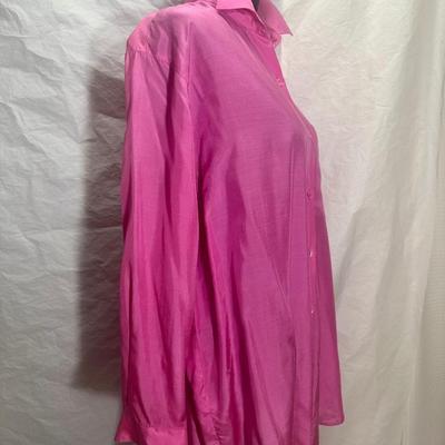 1980's Pink flash Oversized Blouse