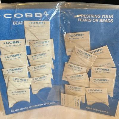 Cobb multiple restringing pearls or beads kits