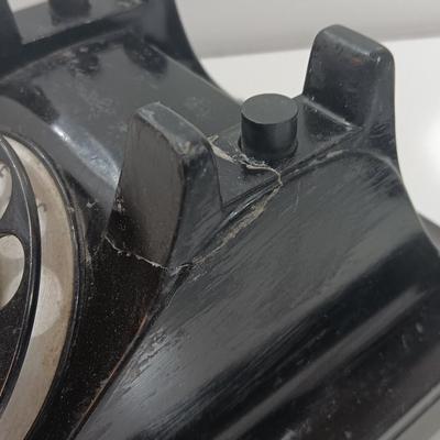 Vintage black dial telephone