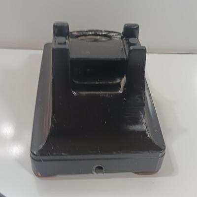 Vintage black dial telephone
