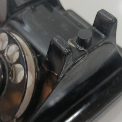 Vintage black dial telephone