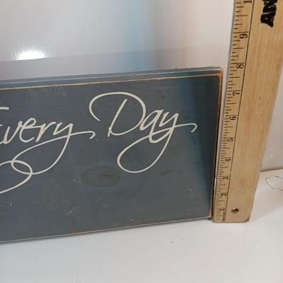 Twelve Timbers wall hanging Live every moment laugh every day ...