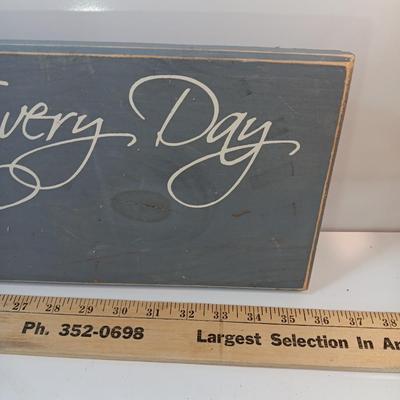 Twelve Timbers wall hanging Live every moment laugh every day ...