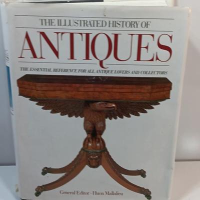 Hardback books on Antiques
