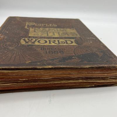 1800s Peopleâ€™s Family Atlas World ~ Read Details