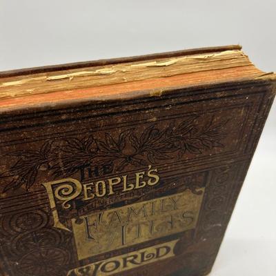 1800s Peopleâ€™s Family Atlas World ~ Read Details