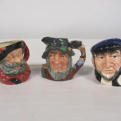 Set of Five Royal Doulton Character Mugs