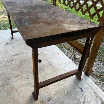 Metal Work Shop Table