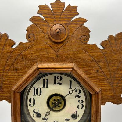 Aunt Maeâ€™s Antique Ingraham Co Clock from 1899 Read Details
