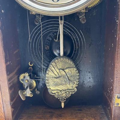 Aunt Maeâ€™s Antique Ingraham Co Clock from 1899 Read Details